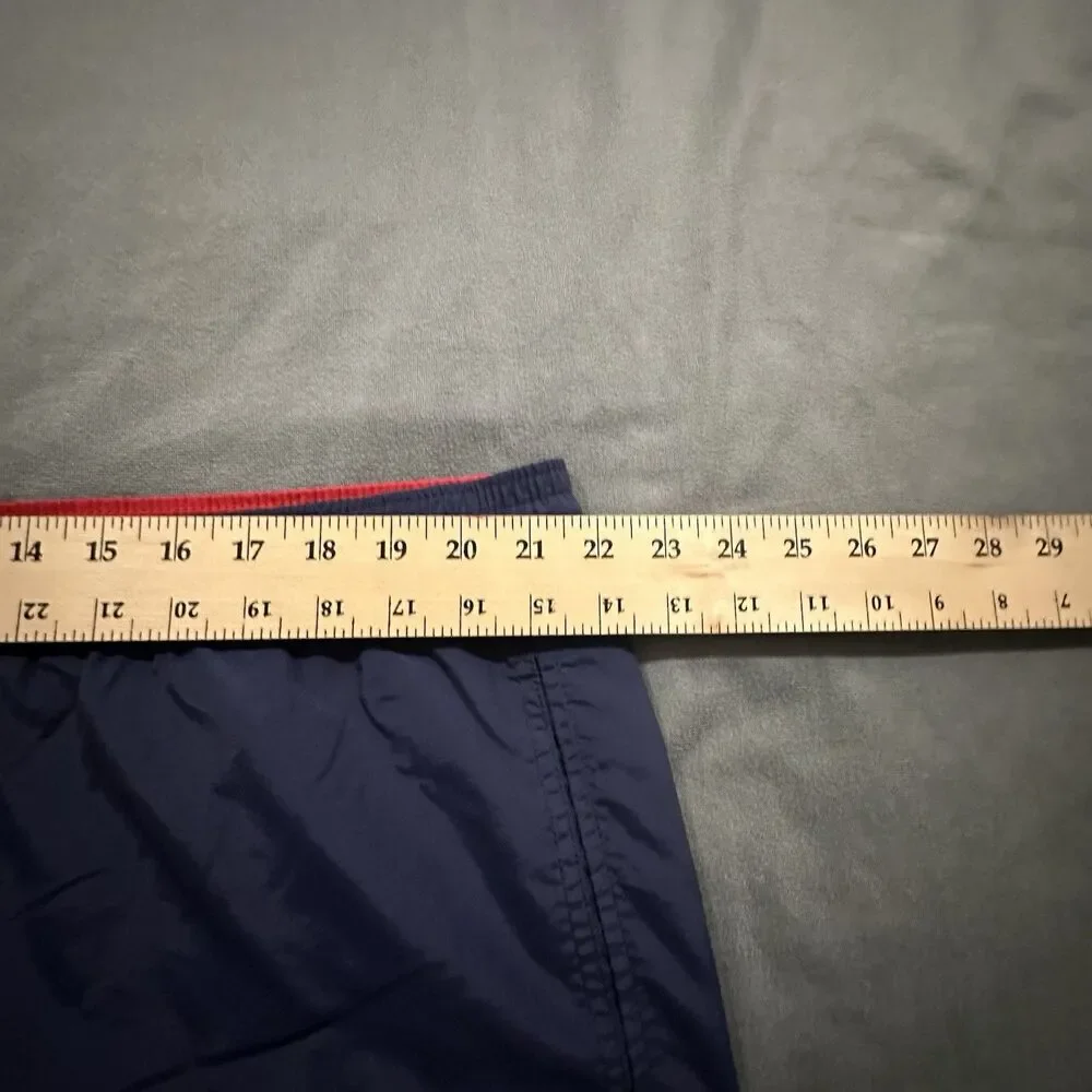 Vintage 90s Polo Ralph Lauren Board Shorts Mens 3XB Big Swim Trunks Navy Beach